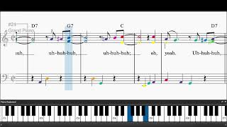 Good Luck Charm by Elvis Presley - Easy piano tutorials with sheetmusic