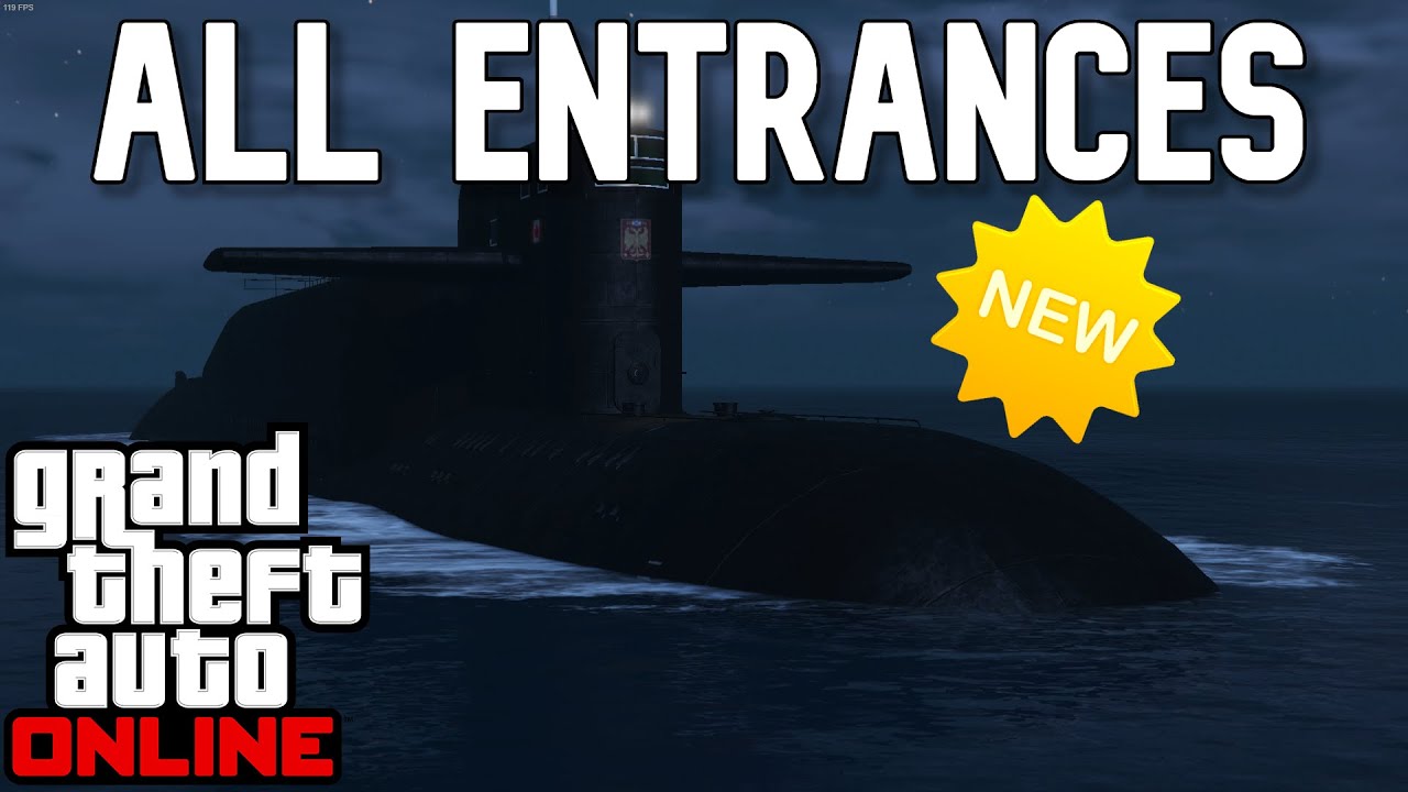 GTA Online All NEW Submarine Entrances YouTube 
