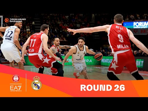 EA7 Emporio Armani Milan-Real Madrid | Round 26 Highlights | 2023-24 Turkish Airlines EuroLeague