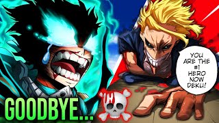 All Might Death & Goodbye - Deku Cries One Last Time & Becomes The 1 Hero (My Hero Academia)