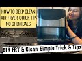 HOW TO CLEAN YOUR AIR FRYER - Quick & Easy Trick @Shine with Shobs