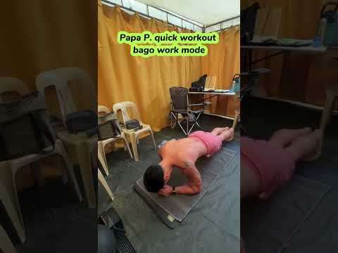 Quick Workout Muna Bago Work Mode Si Papa P Piolopascual Fitness Shorts