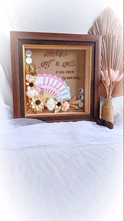 Mahar pernikahan dengan  uang Duplikat. #craft #shortvideo #maharmalang #maharnikah #shorts