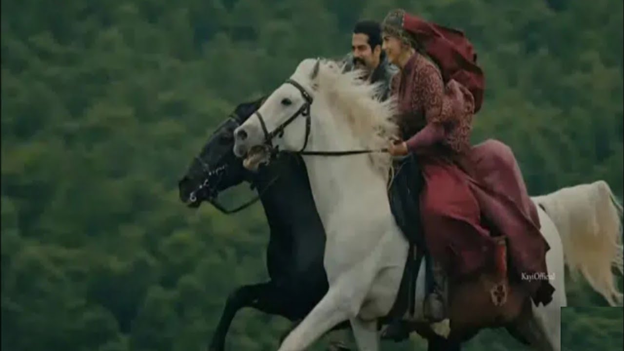Kurulus Osman !! Osman Bey!! Bala Hatun horse Riding!! Dirilis Ertugrul