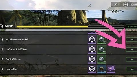Call of Duty Mobile Use Operator Skills 10 Times Task Complete