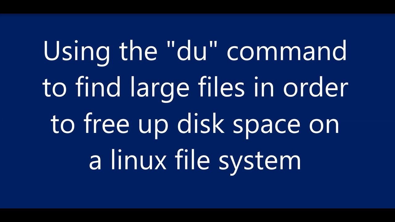 How to Check Disk Space Usage in Linux Using df and du Commands