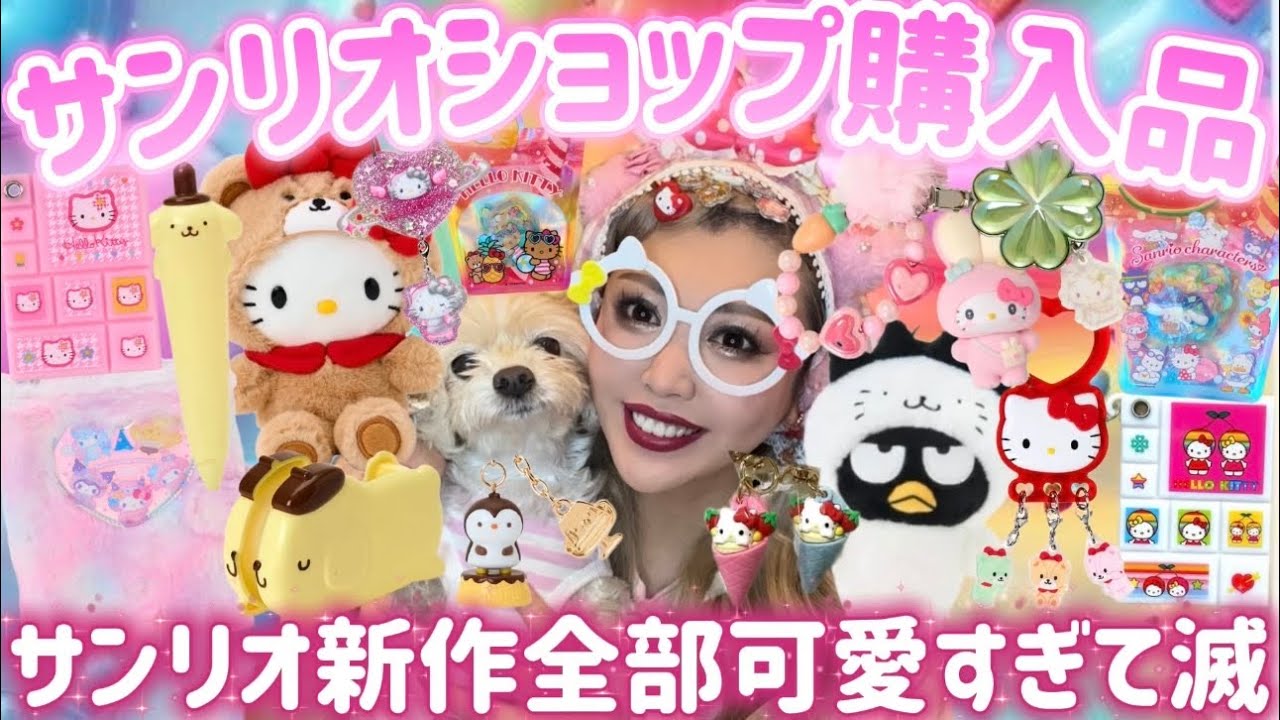 【サンリオショップ】新作全部可愛すぎる😭🎀ブラインド大量開封&爆買い購入品紹介💖🍓🌈