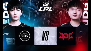 PIERWSZY MECZ JDG! - JDG vs EDG LPL LATO 2024