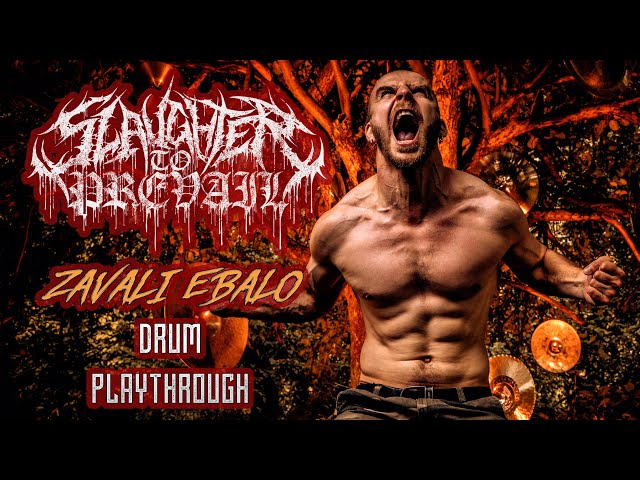 SLAUGHTER TO PREVAIL - ZAVALI EBALO (Drum Play-Through by Evgeny Novikov) class=