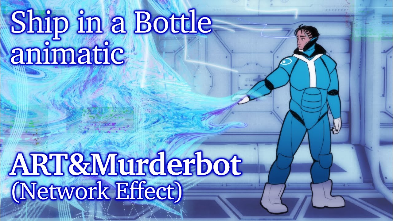 Ship in a Bottle — a MURDERBOT/ NETWORK EFFECT ANIMATIC (ART&MB-centric)