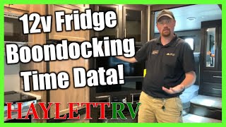 12v Fridge Boondocking Time with Josh the RV Nerd