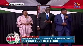 President Ruto, DP Gachagua and their spouses gifted bibles during National Prayer Breakfast