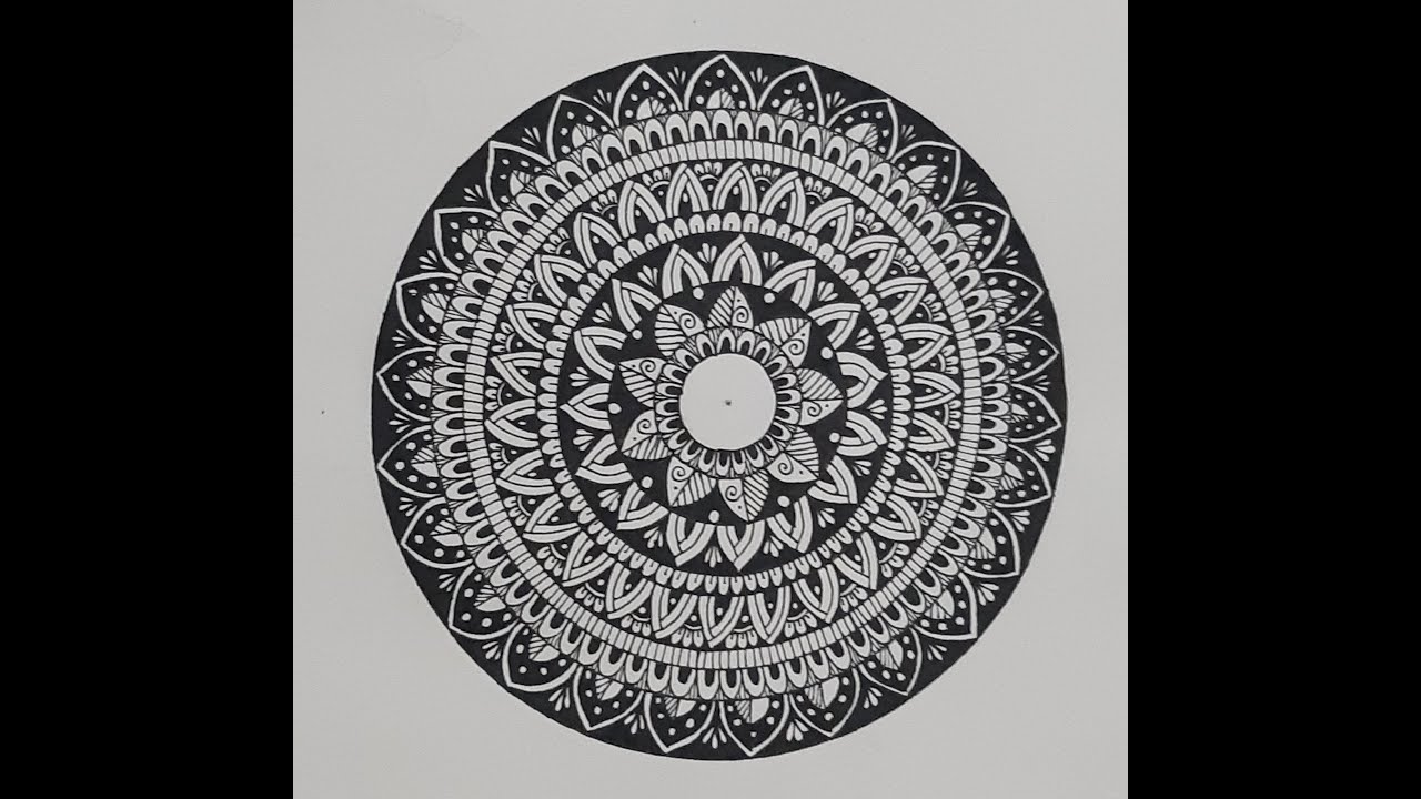 Mandala art - How to start with ? - YouTube