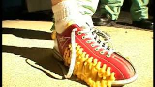 Bloodhound Gang bowling a strike with cheese in their shoes