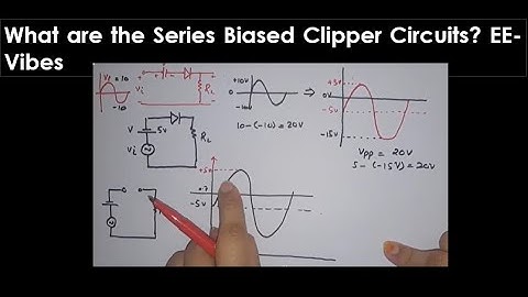 Series Biased Clipper Circuits Example #clippers