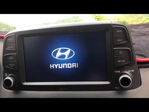 코나1.6T 네비게이션 업데이트 15분컷 차량실내 리뷰 Hyundai Kona 1.6T