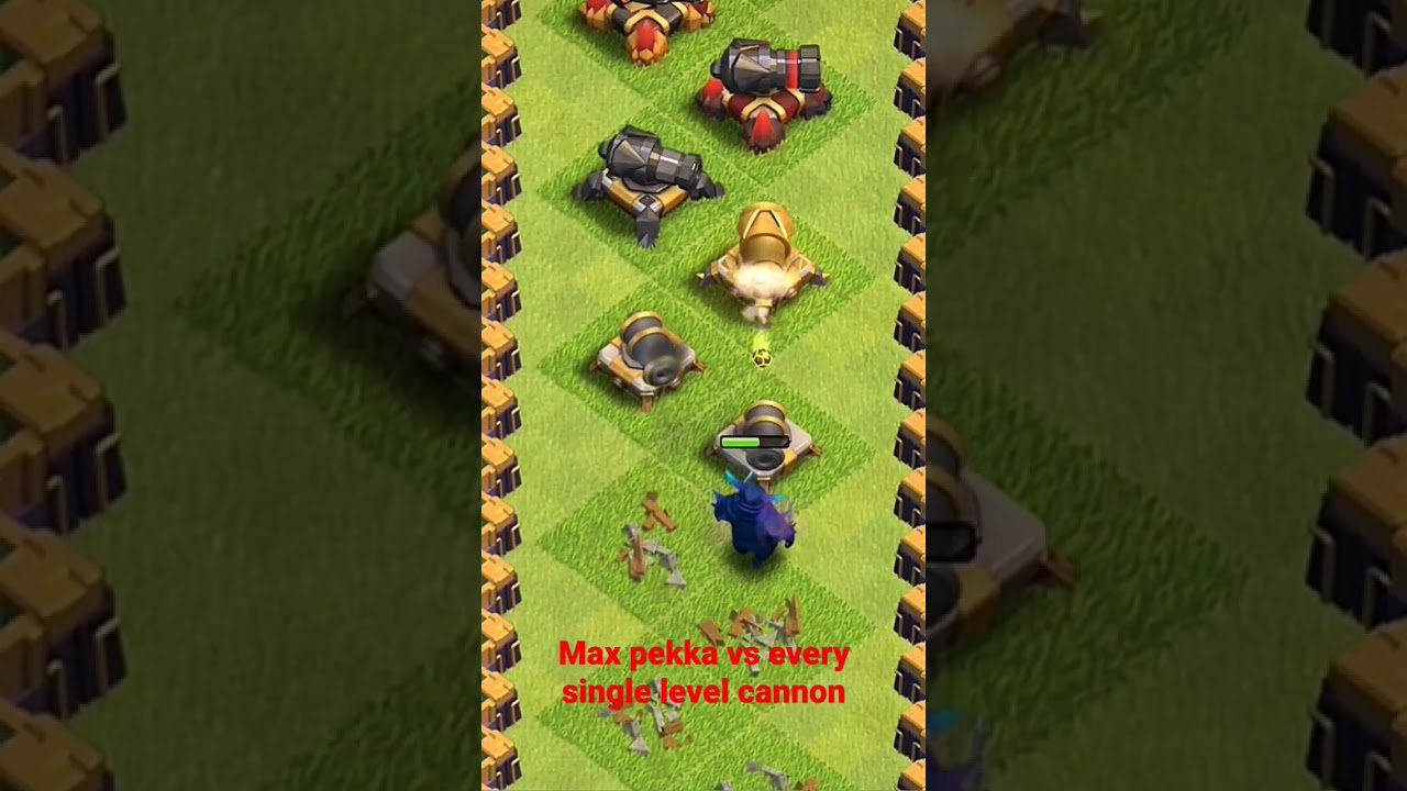 Max pekka Vs every single level cannon