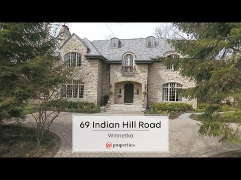 69 Indian Hill, Winnetka, IL home video tour
