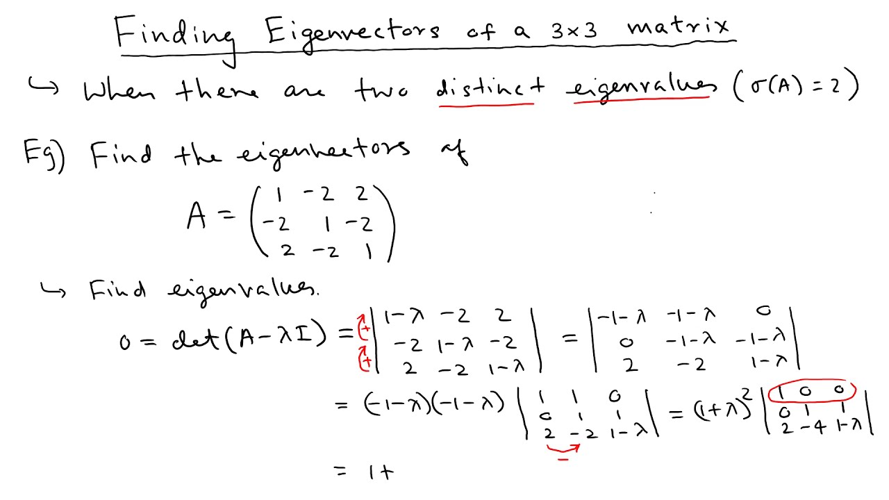 solve initial value problem eigenvectors