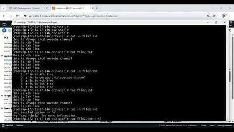 Day-4 Linux videos | cat tac commands | how to create files in linux | how to see files in linux |