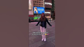 Thumbnail of OMG TIMES SQUARE IS SO BEAUTIFUL 💕❤️👏🏻 #TimesSquare #newyorkcity