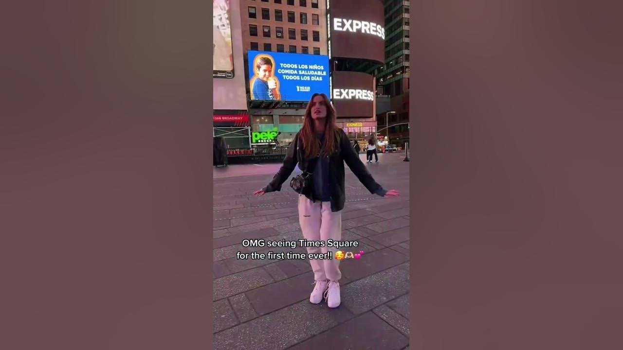 OMG TIMES SQUARE IS SO BEAUTIFUL 💕❤️👏🏻 #TimesSquare #newyorkcity
