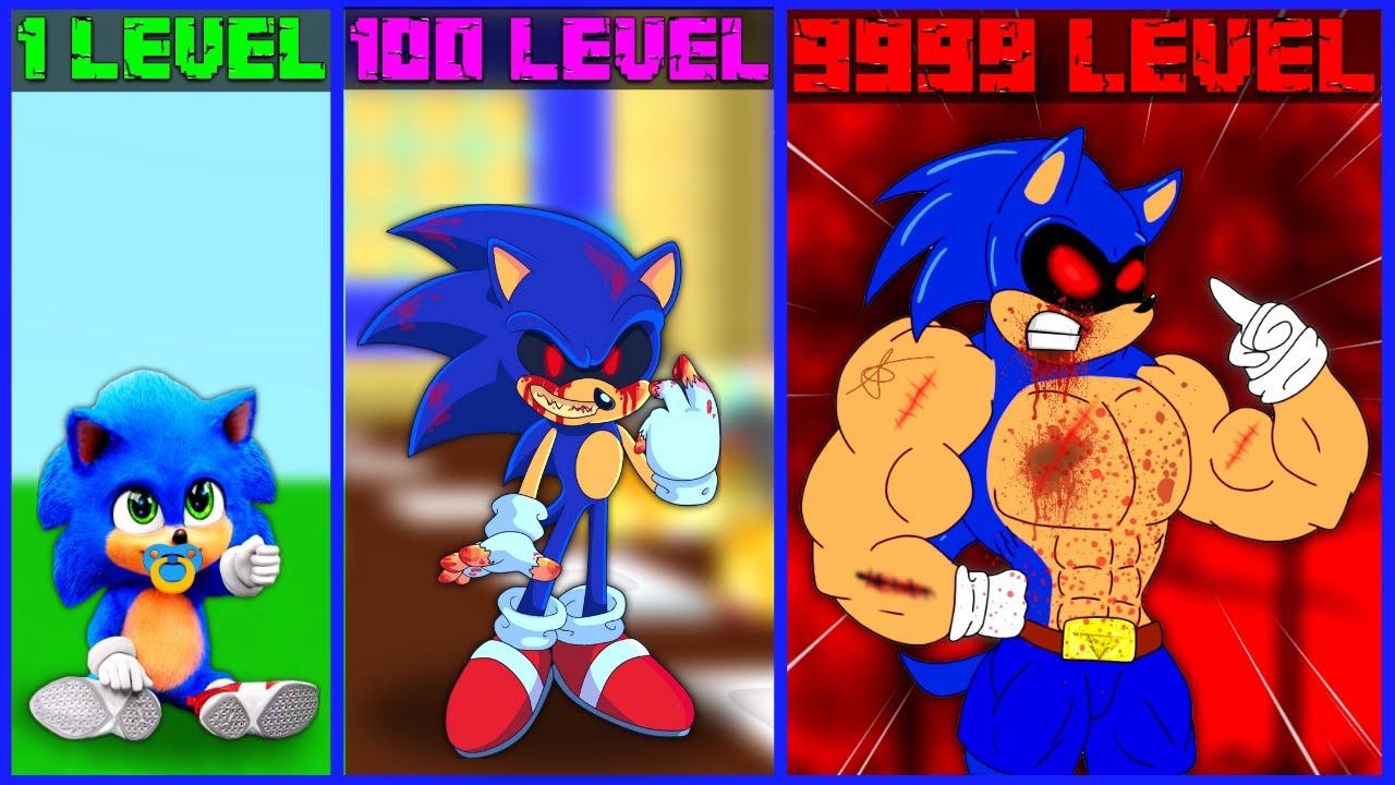 BEBEK SONİC BÜYÜDÜ KASLI KÖTÜ SONİC OLDU! 😱 Minecraft YouTube