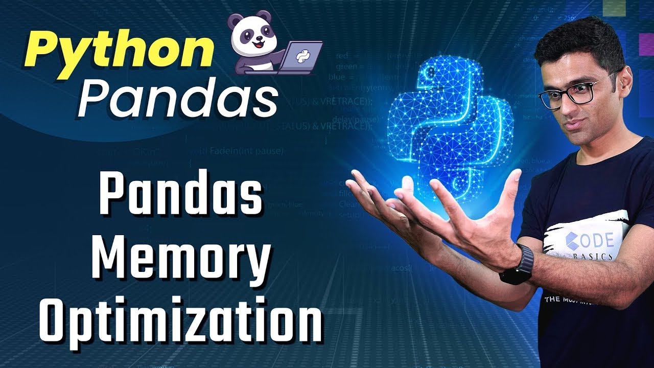Python Pandas Tutorial 15. Handle Large Datasets In Pandas | Memory Optimization Tips For Pandas