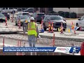 Construction project shuts down busy intersection in northwest Oklahoma City