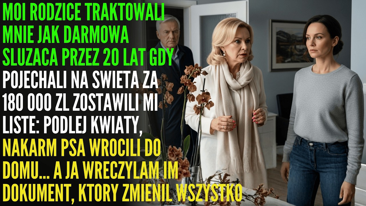 Rodzice traktowali mnie jak darmową służącą 20 lat — aż wpisałam roszczenie na ich dom