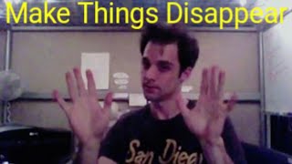 How to Make Things Disappear in Your Hands 💫 Magic Trick Exposed 🖐️