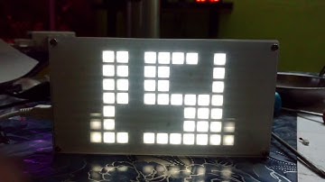 DS3231 Touch Key Control Brightness Adjustable Big Size Dot Matrix Alarm Clock Kit