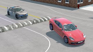 Mobil Vs Speed Bumps - Beamng Drive