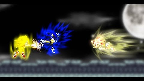 SSF2 Mod Battle: Seelkadoom Vs Super Sonic and Super Shadow Hell