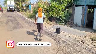 B.M ROAD 🛣 | BITUMINOUS MECAMDAM ROAD | B.M LAYER ON M.P.M | ROAD CONSTRUCTION 🚧#roadconstruction