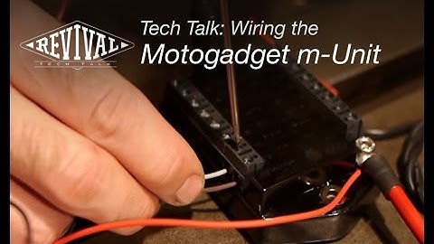 Wiring the Motogadget m-Unit V.2 - Revival Cycles Tech Talk