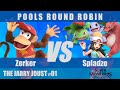 The jarry joust 01  zerker sephiroth diddy kong vs spladzo pokemon trainer lucina  pools