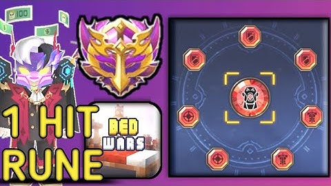 👉 Best Rune Combo For 1 Hit 🔥 | Blockman Go Bedwars