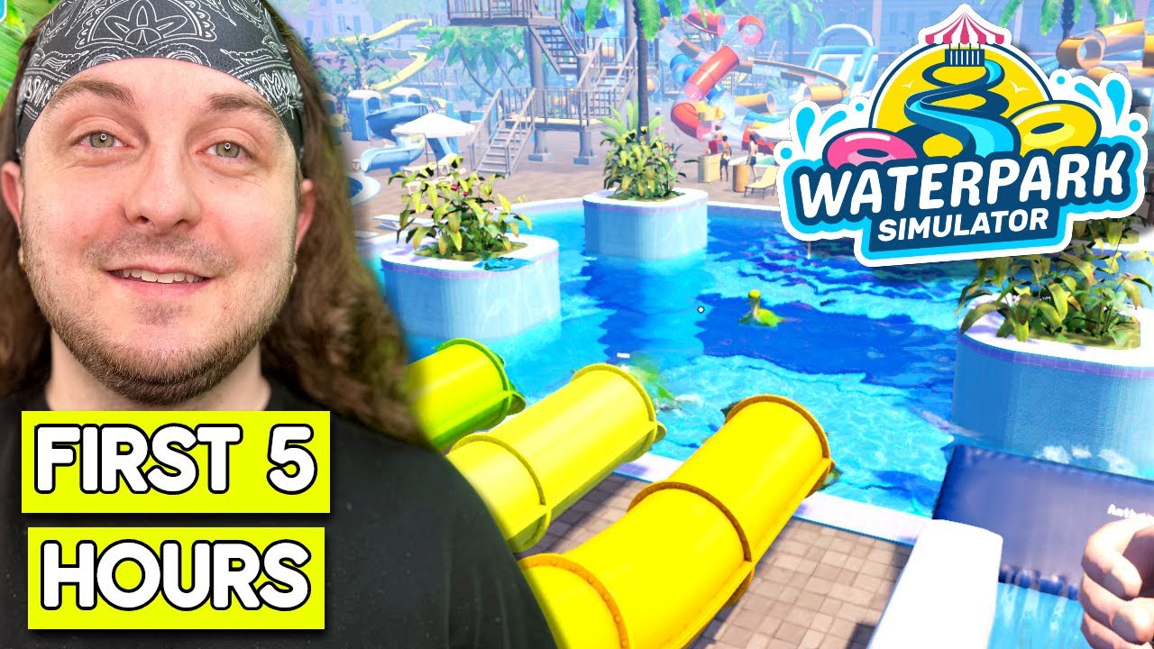 Building A WATERPARK From Nothing... (Waterpark Simulator)