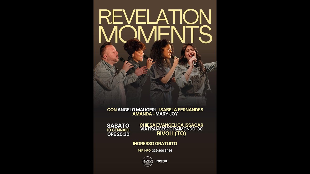 REVELATION MOMENTS - 10 Gennaio 2026