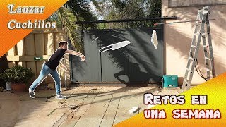 Aprendiendo a lanzar cuchillos | Retos en una semana screenshot 3