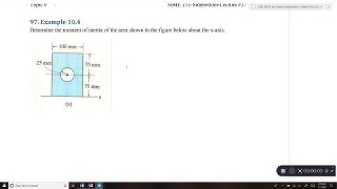 MME 211-L27-#97 Example 10.4 Calculate the MOI of a Composite Section