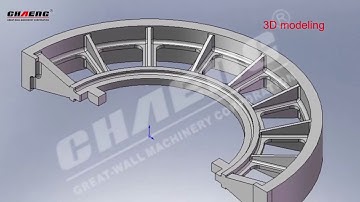 Girth gear manufacturing process