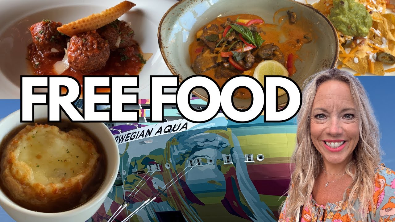 FREE & Specialty Dining Review 🍔🍝on NCL Aqua🚢 What We Ate and What We Missed With Menus