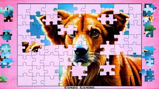 Puzzle #4557 gameplay || HD New refreshing Lion jigsaw puzzle game || @combogaming335  screenshot 1