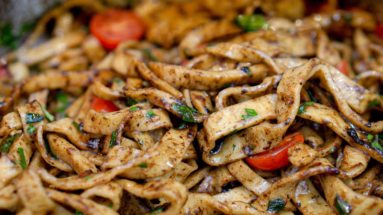 Pasta with Black Garlic Butter Sauce | How to Make HomeMade Pasta