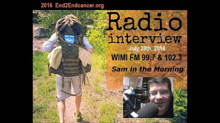 End2Endcancer 2016  Founder Jake Cherwinski Interv...