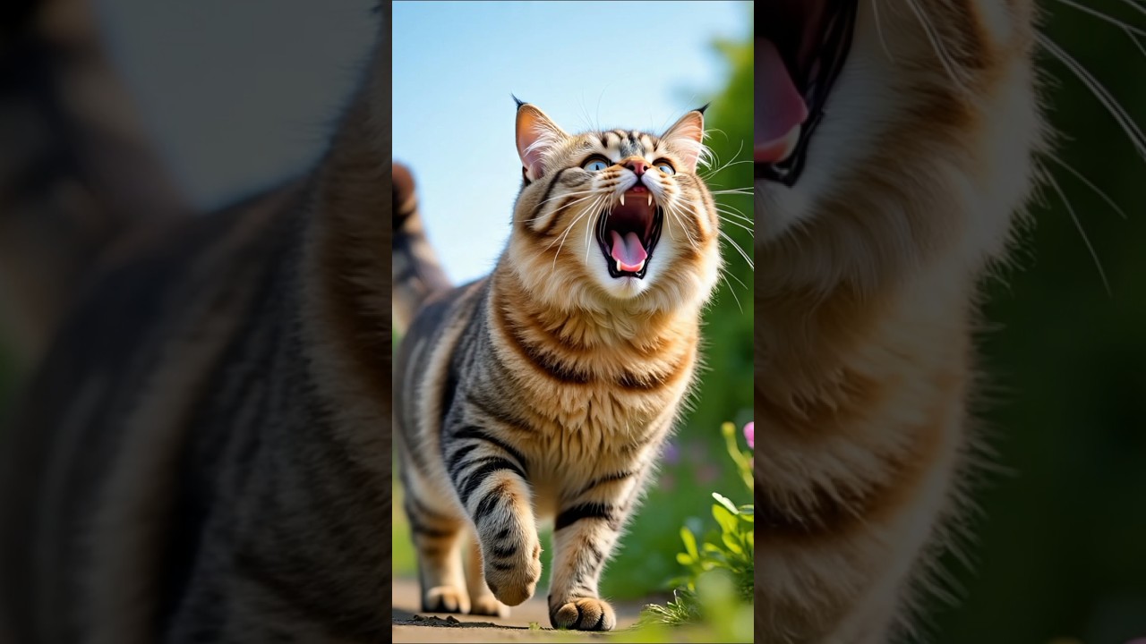 Scottish Straight Cat Meowing Aggressively 😾🔥 | Angry Cat Sounds That Feel Real 🐱🎶