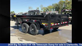 Celebrity Spectacular 2026 Big Tex 14TD Dump Trailer For Sale in Clarksville, TN Profile