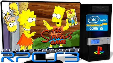 RPCS3 0.0.7 [PS3 Emulator] - The Simpsons Game [Gameplay] i5-3570K #5